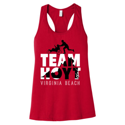 Women's Jersey Racerback Tank Red Thumbnail
